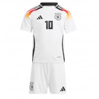 Camiseta Alemania Jamal Musiala #10 Primera Equipación Replica Eurocopa 2024 para niños mangas cortas (+ Pantalones cortos)